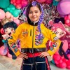 Peluca Trenza Extensión Cabello Lila K-pop Demon Rumi Fiesta Lila