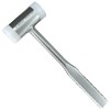 WEDO Nylon Hammer,250g,Dead Blow Hammer,Stainless Steel,Double-Face Mallet with Stainless Steel