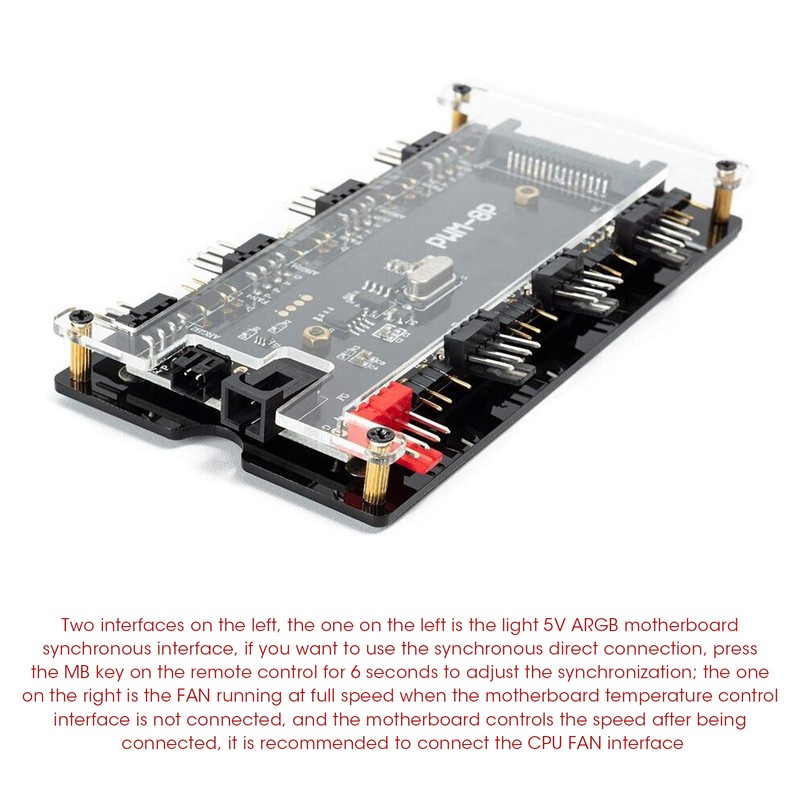RGB Splitter Hub - 12V 4 Pin PWM+ 5V 3Pin