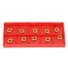 Artillery Indexable Inserts, 10 Pieces Ccmt060204 Us735 Ccmt Tin Coated