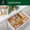 ROYAL CRAFT WOOD Bamboo Jewelry Organizer Box & Chests Set