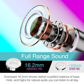 MEE audio AirHooks Pro True Wireless Open Ear Sports Headphones Bluetooth Earbuds - Comfortable Sweatproof Non-Isolating Headset Earphones for Safer Workouts & Running