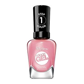 Sally Hansen Miracle Gel - Esmalte de uñas de calidad de salón | Fórmula similar al gel, sistema de dos pasos, no necesita luz UV, larga duración | Op