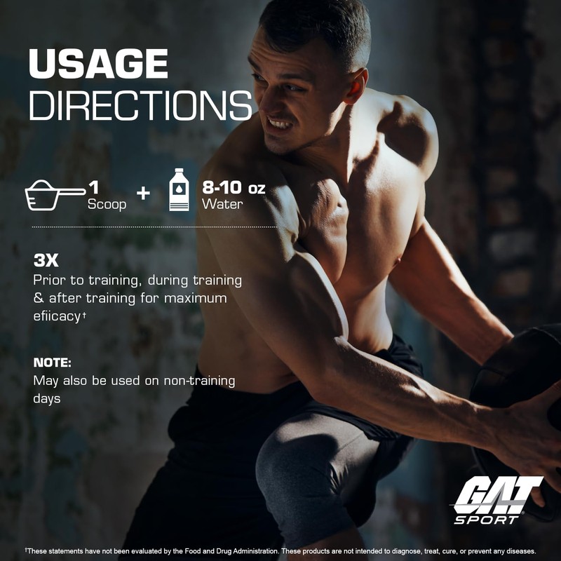 GAT SPORT Flexx EAAs + Hydration, Advanced Essential Amino Acids,