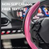 Fehlot Carbon Fiber Steering Wheel Cover, Men's and Women's Safe