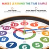 Oyster&Pop Kids Wall Clock - Learning Clock - Silent Analogue