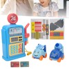 Simulation Gas Station Scene Model Toys Sound Light Music Children