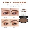 Waterproof Eyebrow Seal Stamp Powder,Waterproof Make Up Nature Tinting Coloring