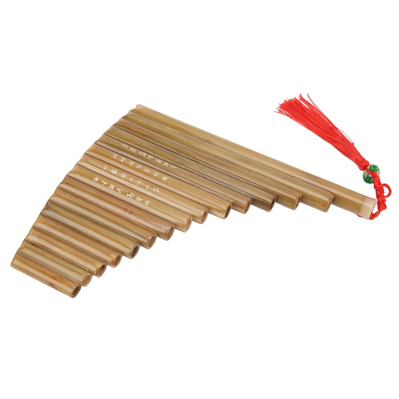 Pan Flute 15 Pipes G Key Chinese Traditional Musical Instrument