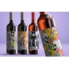 Witch Tarot Wine Label Set of 4 stickers, Party Wine