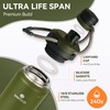Insulated Water Bottles, Stainless Steel Flask with Lanyard & Wide