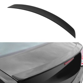 cciyu OE Style Rear Trunk Lip Spoiler Wing Fits for 2011-2020 for Chrysler 300 Racing Trunk Spoiler(ABS Matte Black)