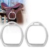Cyrank Pair of Lightweight Aluminium Stirrups for Equestrian