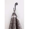 RTZEN Wall Mount Hook Set - Wrought Iron Decorative Rustic