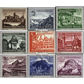 Prophila Collection German Reich 730-738 (complete edition) with fold 1939 buildings (stamps for collectors)