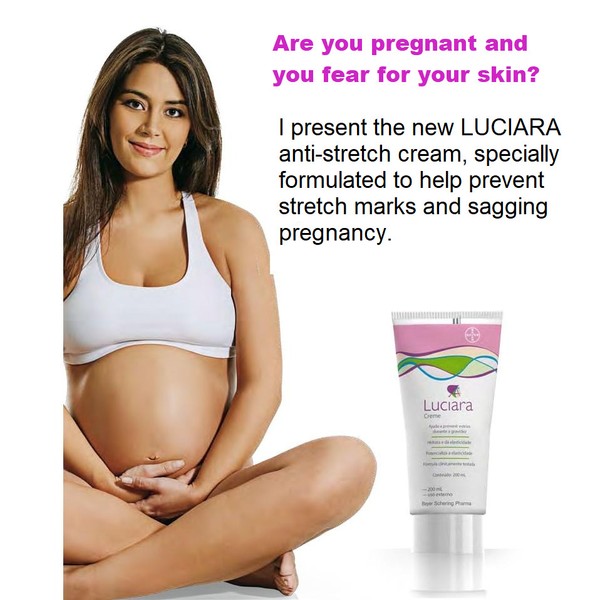 Bayer LUCIARA Cream / Specially formulated to help prevent pregnancy stretch marks.