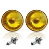 Octane Lighting 5-3/4" OEM Retro Yellow Stock Style Glass Metal