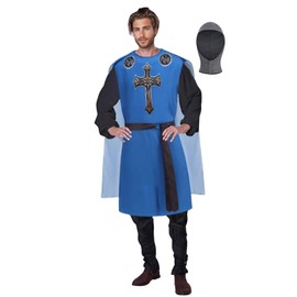 AGCOAH Druid Cloak Costume Medieval Costume Men Knight Cape Scout Regiment Cloak Samurai 0utfit (Cape Warrior-M)