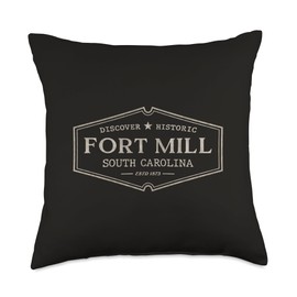 Fort Mill South Carolina | Historic Fort Mill SC Throw Pillow
