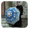 Funny Design Raining Money Umbrella Blue Sky - Auto Open