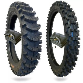 WIG Racing 110/100-18 Sand Mud Tire and 80/100-21 Tire with Tube Combo Motocross