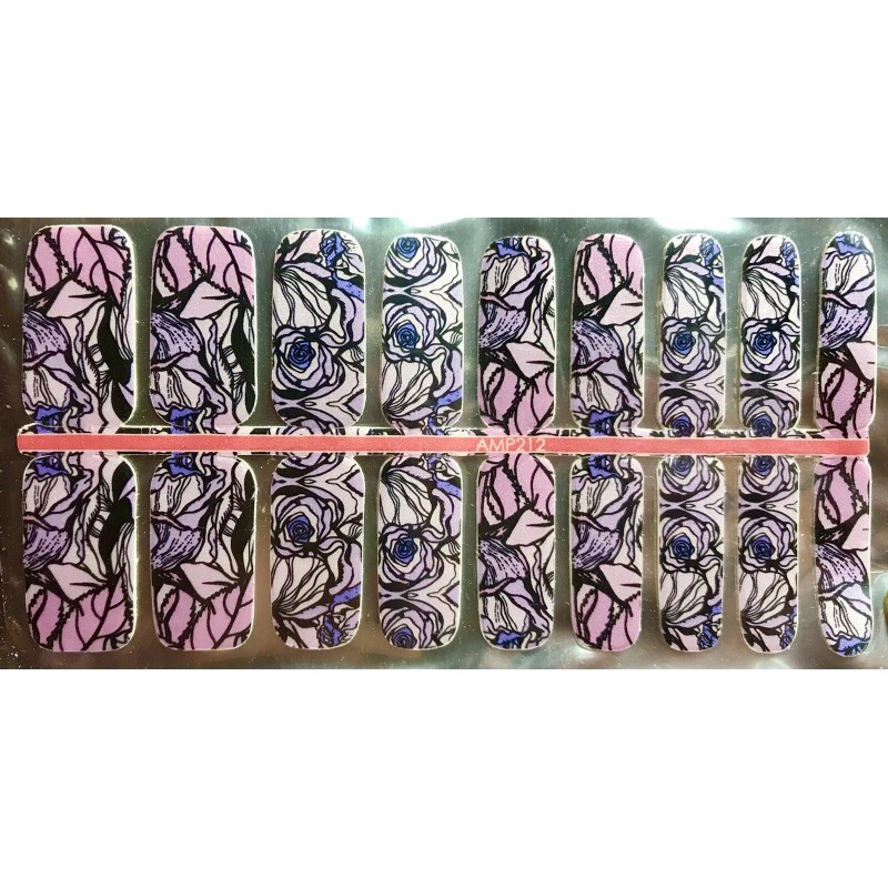 Amp/olivia Color Nail Polish Strips 18ct. AMP212. READ DESCRIPTION BELOW