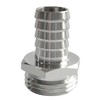 Beduan Stainless Steel Garden Hose Fitting 3/4" Barb x 3/4"