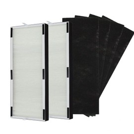 PUREBURG Replacement Filter set 2+4 Compatible with Hunter H-HF600-VP H-PF600 Fits Hunter HP600 Tall Tower