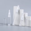 Transparent vacuum eye cream empty bottle foundation container small portion airless skin bottle travel sample - 15ml / 투명 진공 아이 크림 공병 파운데이션 용기 소분 에어 리스 스킨 보틀 여행용 샘플 - 15ml