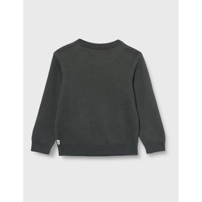 Müsli by Green Cotton Baby Boys' Forest Knit Pullover Sweater,