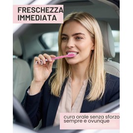 BCHKO Spazzolini Monouso con Dentifricio 12 Pezzi, 3 in 1 (Spazzolino, Filo Interdentale, Stuzzicadenti) con Perla di Freschezza, Ideali per Viaggio, Igiene Orale Completa e Istantanea