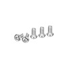 DTGN M2-0.4x4mm Button Head Socket Cap Screws - 100Pack -