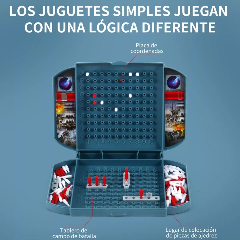 Show Me Juego De Mesa De Gaming Battleship Clásico Español