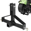 Heavy Duty 3 Point Quick Hitch 2" Receiver, Compatible with