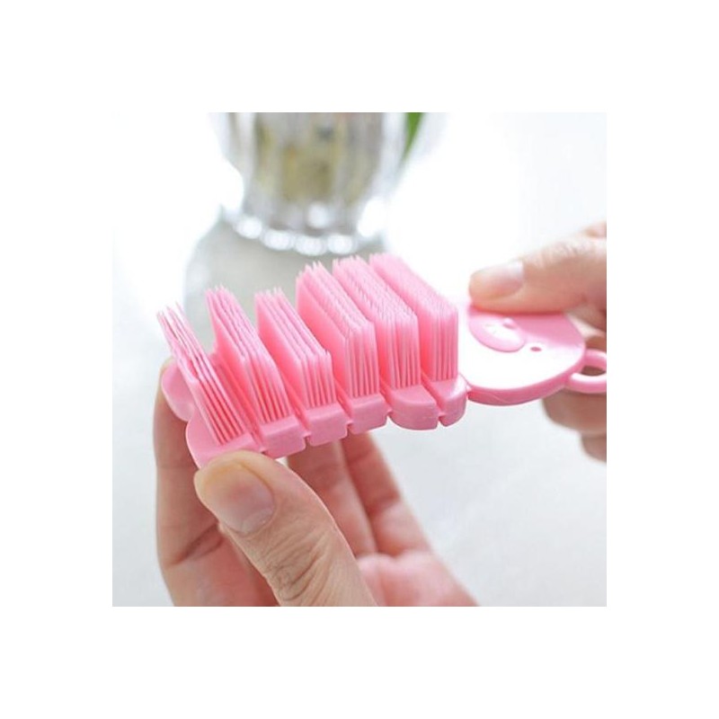 Other brands Mini Brush 2-Color Teddy Bear Nail Brush Hand