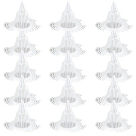 15pcs Plastic Mesh Cones for Bottoms with Hollow Core Design to Support Air Circulation in Potted Plants (Large)
