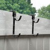amymark AdjustableHooks Pool Poles Hanger, Fence Hooks Hang Pool Accessories/Skimmers/Leaf