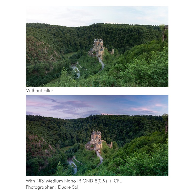 NiSi Medium GND8 (0.9) 100x150mm 3 Stop Graduated ND Filter