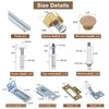Bifold Door Hardware Kit, 48-Inch Bi-fold Closet Door Track Kit