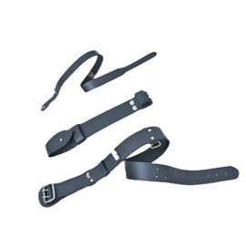 SAM Brown Adjustable Genuine Leather Shoulder Belt, Black, Unisex Harness Strap for Adults, Cosplay, Display or Costume Use, Heavy Duty Brass Buckle, Sizes 32 to 50, Leather Display Belt (32)