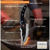 Cuchillo Forjado a Mano Vikingo，Yeeclot Martillado Cuchillos Chef De Cocina