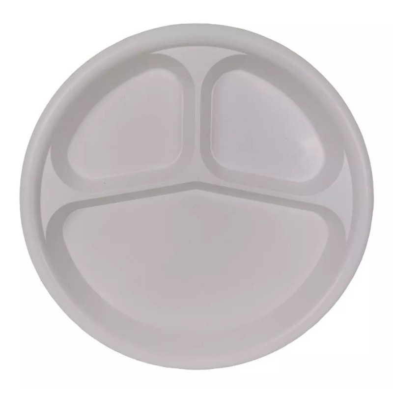 Boris 20 Platos Con 3 Divisiones 26cm Banquetes Comedor Plástico