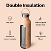 Bottle Bottle 600ml Insulated Water Bottle with Handle Hiking Drink