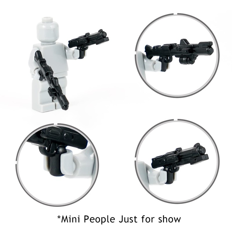 MOOXI-MOC Space Wars DC-15 Clone Trooper Blaster Weapons Pack Accessories,Designed