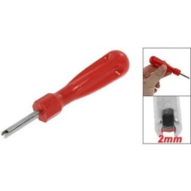 Plastic Handle Car Bike Valve Core Removal Tools Single Head Valve Core Screwdriver Tyre Valve Stem Core Tyre Repair Valve Stem Core Remover Tool Tyre Valve Core Remover Key