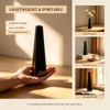 Small Glossy Black Square Ceramic Bud Vase