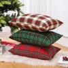 JOTOM Set of 2 Classic Plaids Cushion Covers 40x60 cm