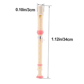 Parliky 6-Hole Beginner Flute for Boys and Girls and Adults Portable Music Playing Wind Instrument for Students and Beginners