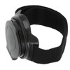 Bicycle Mirror Nylon Wrist Arm Strap Convex Design Black 5cm
