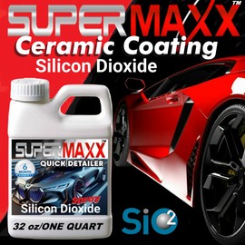 SUPERMAXX CERAMIC CAR COATING SIO2 QUICK DETAIL SPRAY 6 MONTH PROTECTION - ONE QUART VALUE